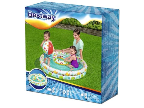 Bestway SET Basen piłka kółko brodzik 122cm 51124 Bestway SET Basen piłka kółko brodzik 122cm 51124