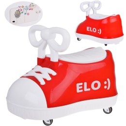 Czerwony TRAMPEK Elo :) - JEŹDZIK but Super-obrotowy + muzyka SP0813