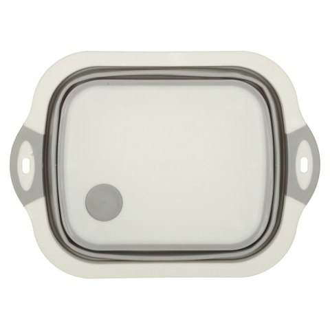 Miska składana silikonowa z odpływem deska do krojenia zlew turystyczny ociekacz