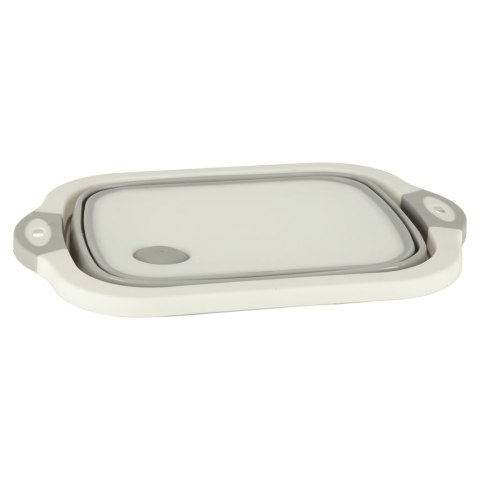 Miska składana silikonowa z odpływem deska do krojenia zlew turystyczny ociekacz