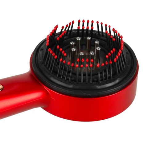 Szczotka do masażu głowy masażer pielęgnacja włosów czerwone światło aplikator olejków USB