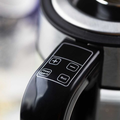 CZAJNIK ELEKTRYCZNY SZKLANY 1,7L KLAUSBERG KB-7888 LED RGB