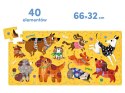 CzuCzu Puzzle Hau Pieski 40 el. ZA4599
