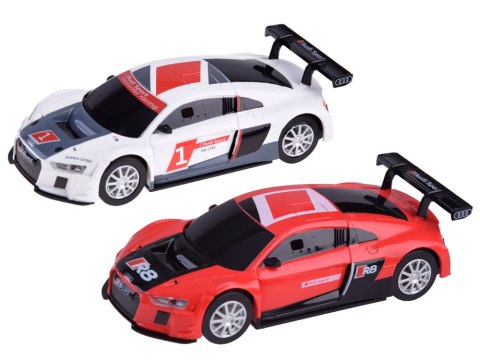 Elektryczny tor rajdowy wyścigowy samochodowy 2 auta AUDI 4,5m RC0619 Elektryczny tor rajdowy wyścigowy samochodowy 2 auta AUDI 4,5m RC0619