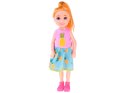 Urocza Laleczka Mini 13cm Lalka w sukience do domku ZA4628