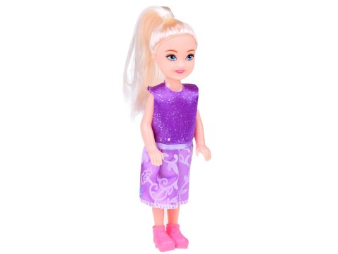 Urocza Laleczka Mini 13cm Lalka w sukience do domku ZA4628
