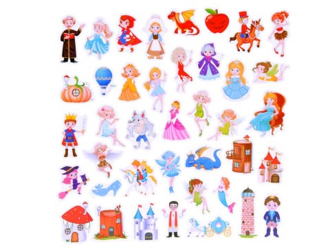 Baśniowy album z Naklejkami Zamek Księżniczki naklejki ZA4763