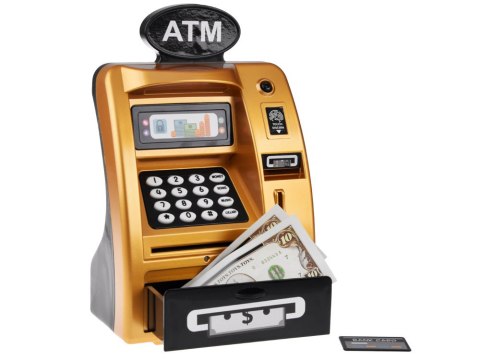 Muzyczny Bankomat Bank skarbonka dla dzieci ZA4752 Muzyczny Bankomat Bank skarbonka dla dzieci ZA4752