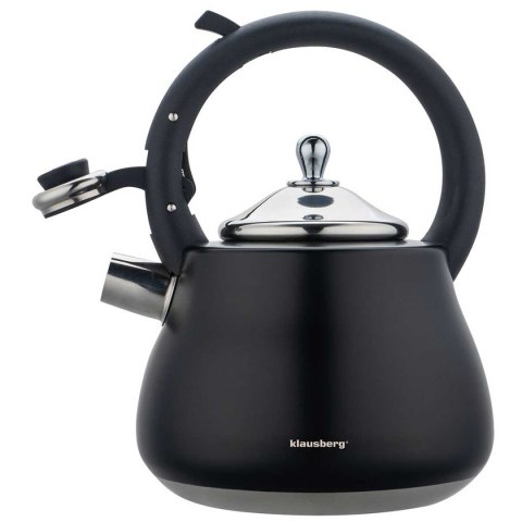 CZAJNIK STALOWY Z GWIZDKIEM 2,8L KLAUSBERG KB-7918