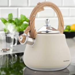 CZAJNIK STALOWY Z GWIZDKIEM 2,8L KLAUSBERG KB-7919
