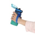 Butelka na wodę bidon ze słomką uchwytem sportowy 600ml niebiesko-zielony