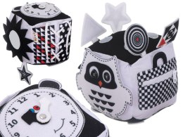 Kostka edukacyjna sensoryczna kontrastowa dotykowa