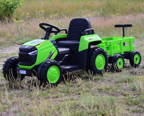 SUPER TRAKTOR "TRUCK"- NA AKUMULATOR Z PRZYCZEPĄ,WÓZEK,PILO T,APLIKACJA/DLSX18