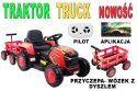 SUPER TRAKTOR "TRUCK"- NA AKUMULATOR Z PRZYCZEPĄ,WÓZEK,PILOT,APLIKACJA/DLSX18