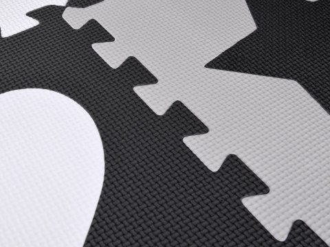 Puzzle piankowe kontrastowa mata kształty ZA4782 Puzzle piankowe kontrastowa mata kształty ZA4782
