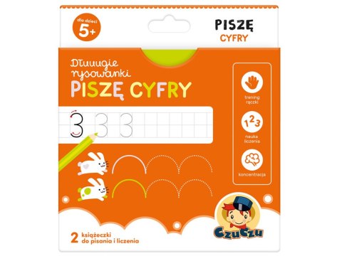 CzuCzu Dłuuugie kolorowanki. Piszę cyfry ZA4845