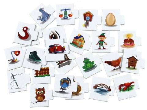 Jawa Edukacyjna gra - układanka Poznajemy LITERY z profesorkiem GR0662