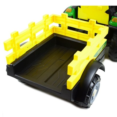 WIELKI TRAKTOR HALLO BABY Z PRZYCZEPĄ, PILOT, APLIKACJA/T990