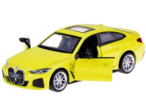Auto metalowe Elektryczne BMW i4 M50 Gran Coupe dźwięk światła ZA5044 Auto metalowe Elektryczne BMW i4 M50 Gran Coupe dźwięk światła ZA5044