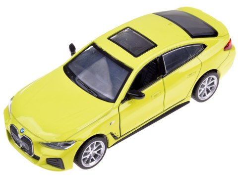 Auto metalowe Elektryczne BMW i4 M50 Gran Coupe dźwięk światła ZA5044 Auto metalowe Elektryczne BMW i4 M50 Gran Coupe dźwięk światła ZA5044