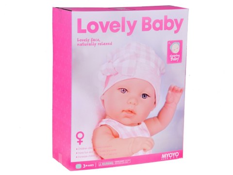 Bobas Lalka Noworodek ubrana różowa czapka sukienka maskotka królik ZA5007 RO Bobas Lalka Noworodek ubrana różowa czapka sukienka maskotka królik ZA5007 RO