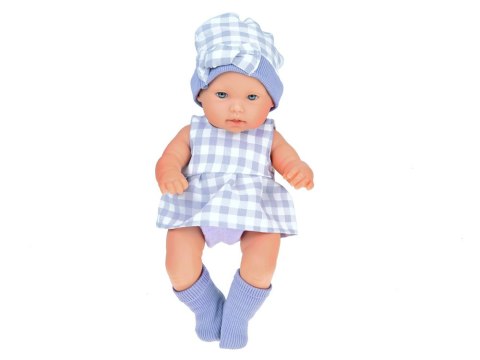 Bobas Lalka Noworodek ubrana szara czapka sukienka maskotka królik ZA5007 Bobas Lalka Noworodek ubrana szara czapka sukienka maskotka królik ZA5007