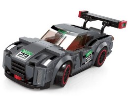 Klocki techniczne Sportowe auto SZARE 166-elementów + naklejki ZA5743