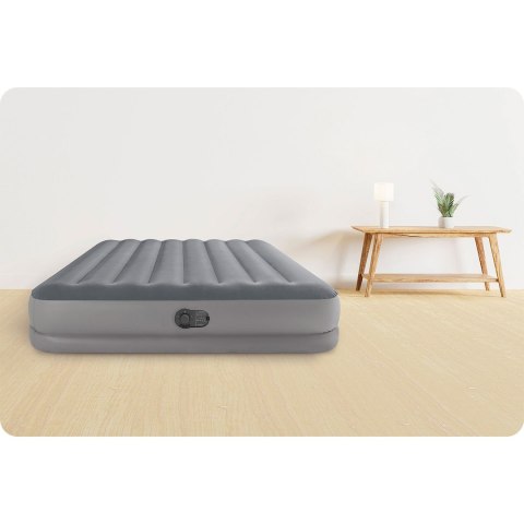 Materac dmuchany 203x152x30 cm z wbudowaną pompką elektryczną INTEX 64114