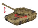 Czołg RC na Pilota Obracana Wieżyczka Światła Realistyczne dźwięki RC0728