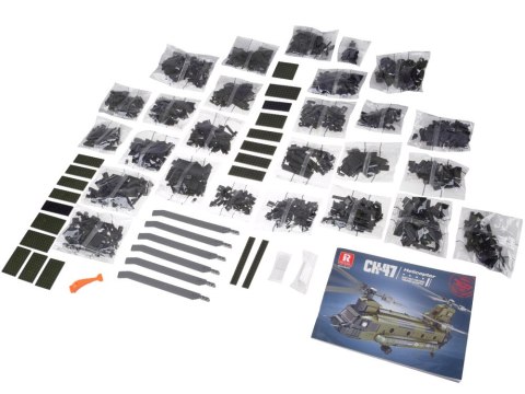 Reobrix Licencjonowane Klocki Helikopter CH-47 Chinook 1458 ele ZA5802