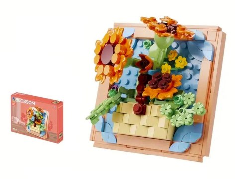 Klocki techniczne SERIA: Oddech wiosny - KWIATY W RAMCE ponad 200ele ZA5815