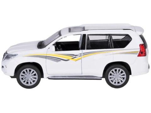 Auto metalowe model TOYOTA LAND CRUISER PRADO światło dźwięk SUV ZA5056 Auto metalowe model TOYOTA LAND CRUISER PRADO światło dźwięk SUV ZA5056