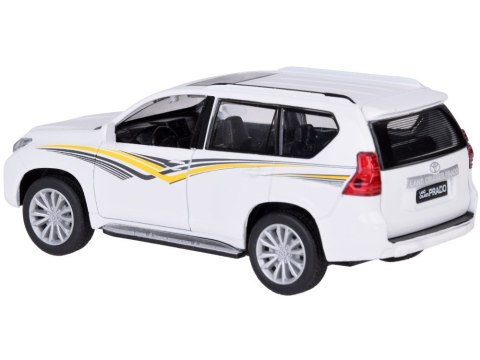 Auto metalowe model TOYOTA LAND CRUISER PRADO światło dźwięk SUV ZA5056 Auto metalowe model TOYOTA LAND CRUISER PRADO światło dźwięk SUV ZA5056