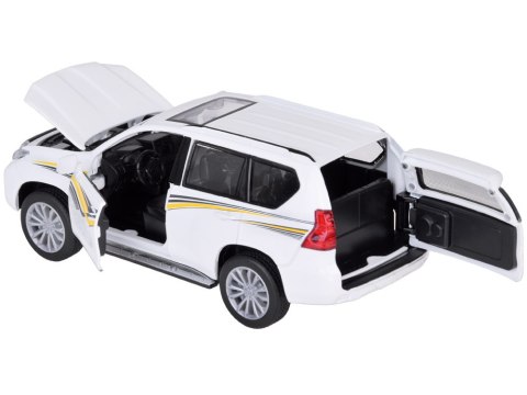 Auto metalowe model TOYOTA LAND CRUISER PRADO światło dźwięk SUV ZA5056 Auto metalowe model TOYOTA LAND CRUISER PRADO światło dźwięk SUV ZA5056