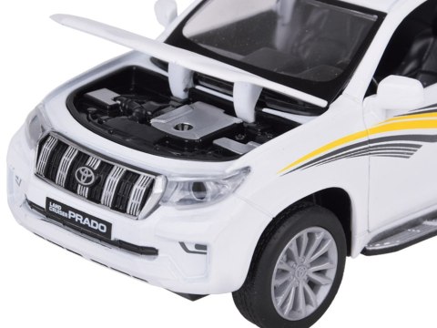 Auto metalowe model TOYOTA LAND CRUISER PRADO światło dźwięk SUV ZA5056 Auto metalowe model TOYOTA LAND CRUISER PRADO światło dźwięk SUV ZA5056