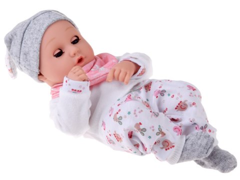 Lalka BOBAS 32cm z ruchomymi oczkami + akcesoria do karmienia ZA5833