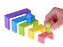 Drewniana układanka MONTESSORI - elementy o różnych kształtach ZA5859