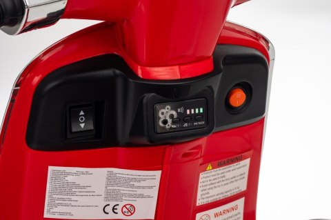 Pojazd Skuter Vespa ROMA Czerwony