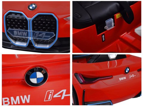 Autko na akumulator elektryczne BMW i4 dla dziecka pilot PA0310 CZ