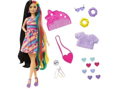 Lalka Barbie Totally Hair Kolorowe włosy akcesoria serduszka HCM90 ZA5085 Lalka Barbie Totally Hair Kolorowe włosy akcesoria serduszka HCM90 ZA5085