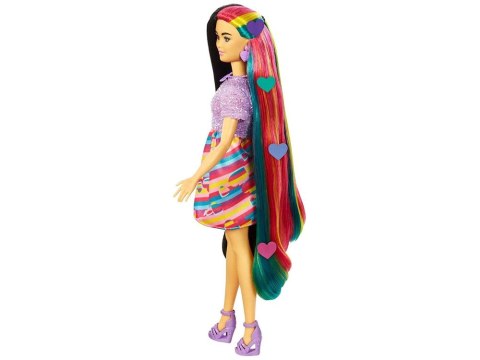 Lalka Barbie Totally Hair Kolorowe włosy akcesoria serduszka HCM90 ZA5085 Lalka Barbie Totally Hair Kolorowe włosy akcesoria serduszka HCM90 ZA5085