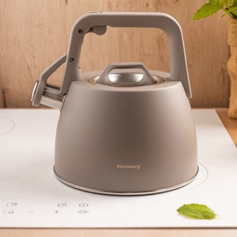 CZAJNIK STALOWY Z GWIZDKIEM 2,5L KLAUSBERG KB-7916