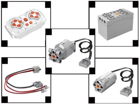 Klocki konstrukcyjne Zdalnie sterowana KOPARKA 1106-ele ZA5797