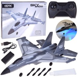 Samolot Sky Show Lekki Składany Samolot z Pianki z LED Napędem USB RC0721