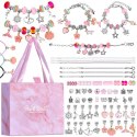 Kreatywny zestaw do robienia bransoletek CHARMS koraliki ZA5206