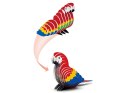 Puzzle 3D kartonowy model kolorowy PAPUGA ARA zrób to sam DIY 24 el ZA5719