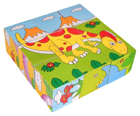 Klocki Drewniane Dla Najmłodszych Edycja Dinozaury