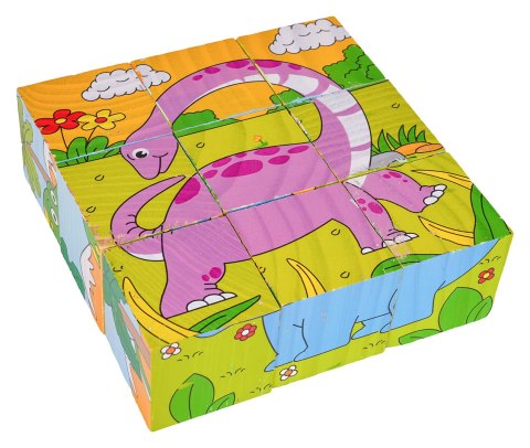 Klocki Drewniane Dla Najmłodszych Edycja Dinozaury