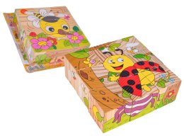 Klocki Drewniane Dla Najmłodszych Edycja Owady