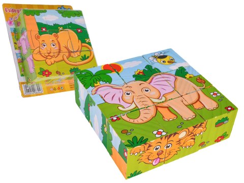 Klocki Drewniane Dla Najmłodszych Edycja Safari